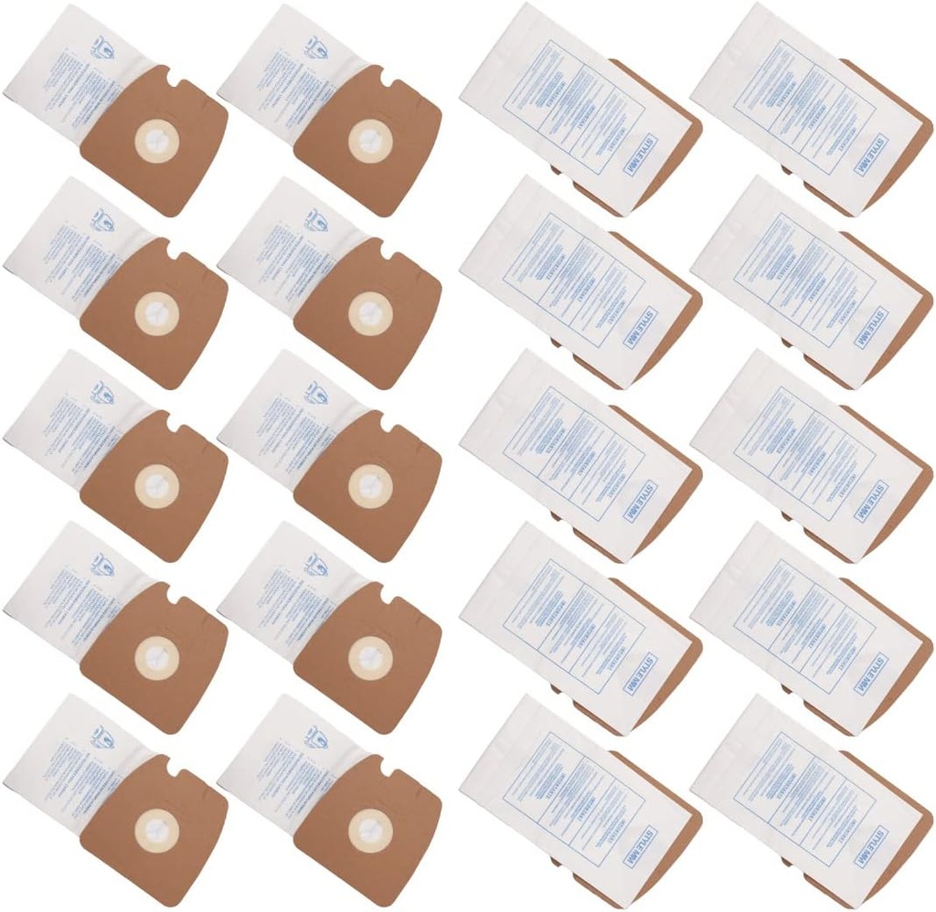 20Pcs Replacement for Eureka 3670 & 3680 MM Vacuum Bags,and Replacement Vacuum Bags Part # 60295, 60296, 60297
