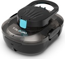 Pleco S1 Cordless Robotic Pool Cleaner with 75-80Mins Runtime, 2.5H Fast Charging, Small Pool Vacuum Robot for Above-Ground Flat-Bottom Pools up to 645 Sq.ft, Lightweight, Auto-Parking