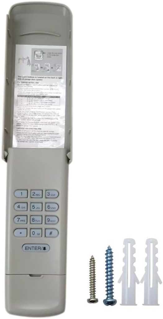 Garage Door Wireless Keypad, 315 390MHz Door Opener Remote for Craftsman 139.53684p 139.53876 139.53985d 139.53919 139.53684