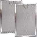 Microwave oven Grease Filter for G.EWB06X10309 WB06X10359 L.G 5230W1A012B Vent Replacement Filter 5 X 7-5/8 X 3/32 In (Pack 2)
