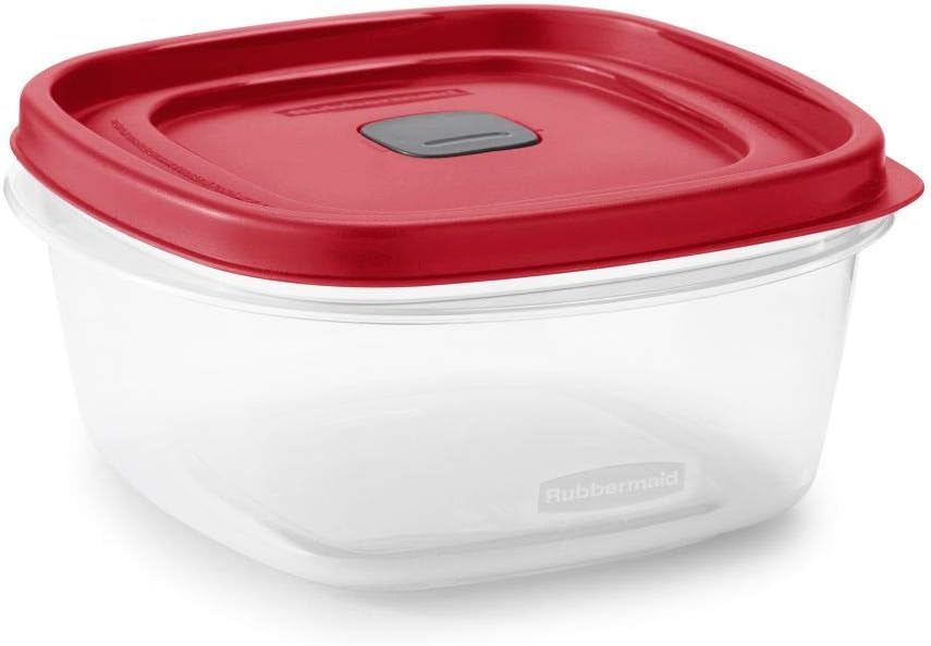 Rubbermaid Easy Find Vented Lid Food Storage Container, 5-Cup (3-Pack)