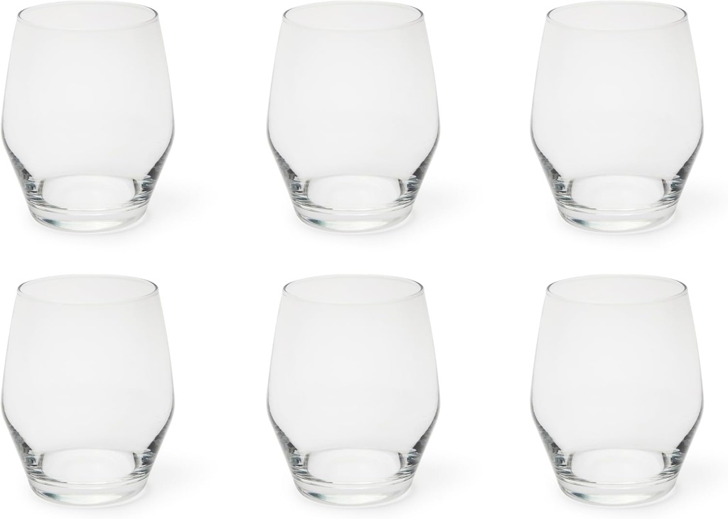 Excelsa Verona Set of 6 Glasses, Clear, 370 ml