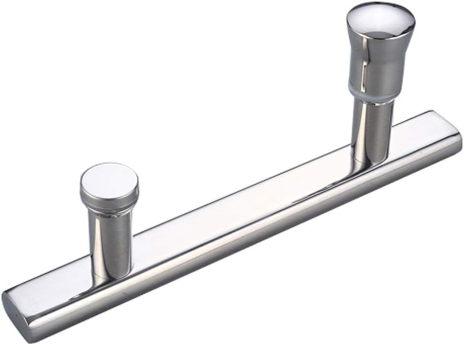 Bathroom Door Handle Sets, Shower Door Knob Replacement Parts Sets | Shower Screen Bathroom Glass Door Knob Pull Bar | 145mm Hole to Hole