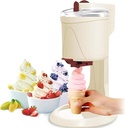 Home Ice Cream Maker Machine Soft Serve Ice Cream Machine,Fully Automatic Mini Fruit Serve Freezer Container,Yoghurt,Sorbet And Ice Cream Machine,for Home Diy Kitchen