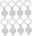 LIFKOME 8Pcs Door Peephole Covers Peeping Security Protection for Apartments Quick Installation Privacy Cap Inner Outer Home Door Viewer Cover