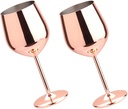 2pcs Unbreakable Stainless Steel Wine Goblets Shatterproof Cocktail Cups for Weddings Parties and Gatherings Safe and Lightweight Drinkware Finish