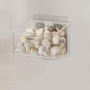 Storage Basket Wall Mounted Portable Onion Ginger Garlic Hanging Basket Large Capacity Storage Rack(L,White)