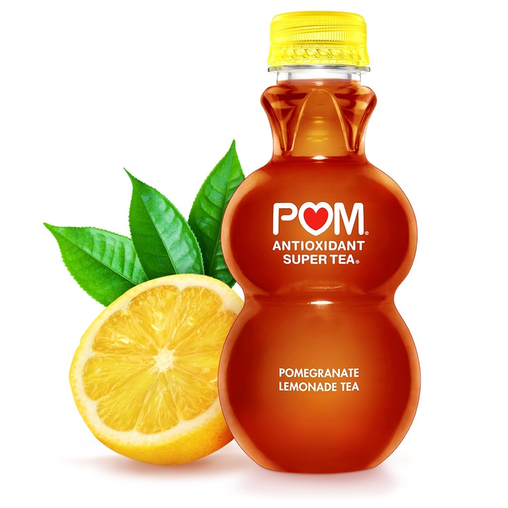 POM Wonderful Antioxidant Super Tea, Pomegranate Lemonade Tea, 12 Ounce