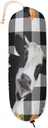 Cow And Sunflowers Plastic Bag Holder Grocery Bag Storage Dispenser Wall Mount Washable Reusable Trash Garbage Bag Organizer for Home Kitchen Camper