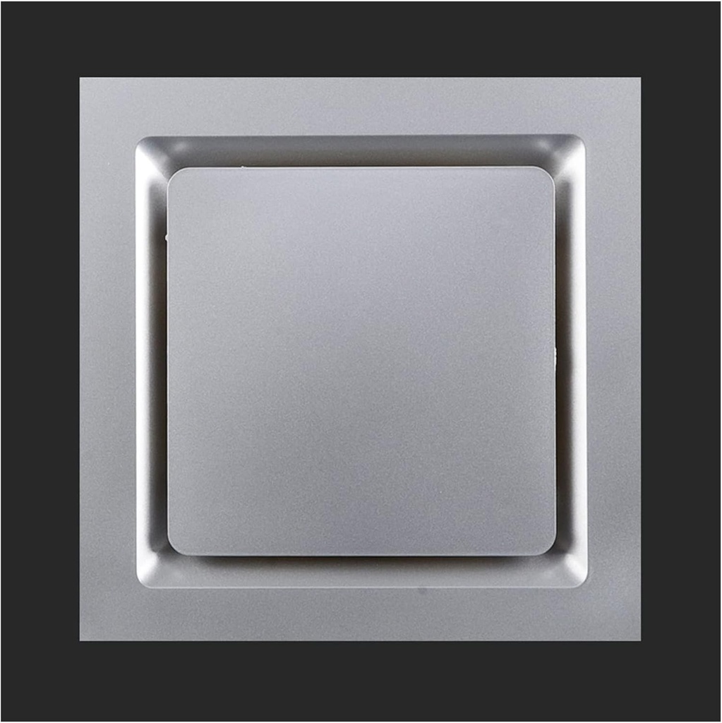 Ventilation Fan Ceiling Type Ventilation Fan Kitchen and Bathroom Ducted Exhaust Fan 10" Home Silent Ventilation System, 40W, White/Silver/Gold ventilating Fan,Silver,Silver