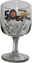 Miller Beer 50th Anniversary Commemorative Glass Goblet, Vintage Collectible Stemware