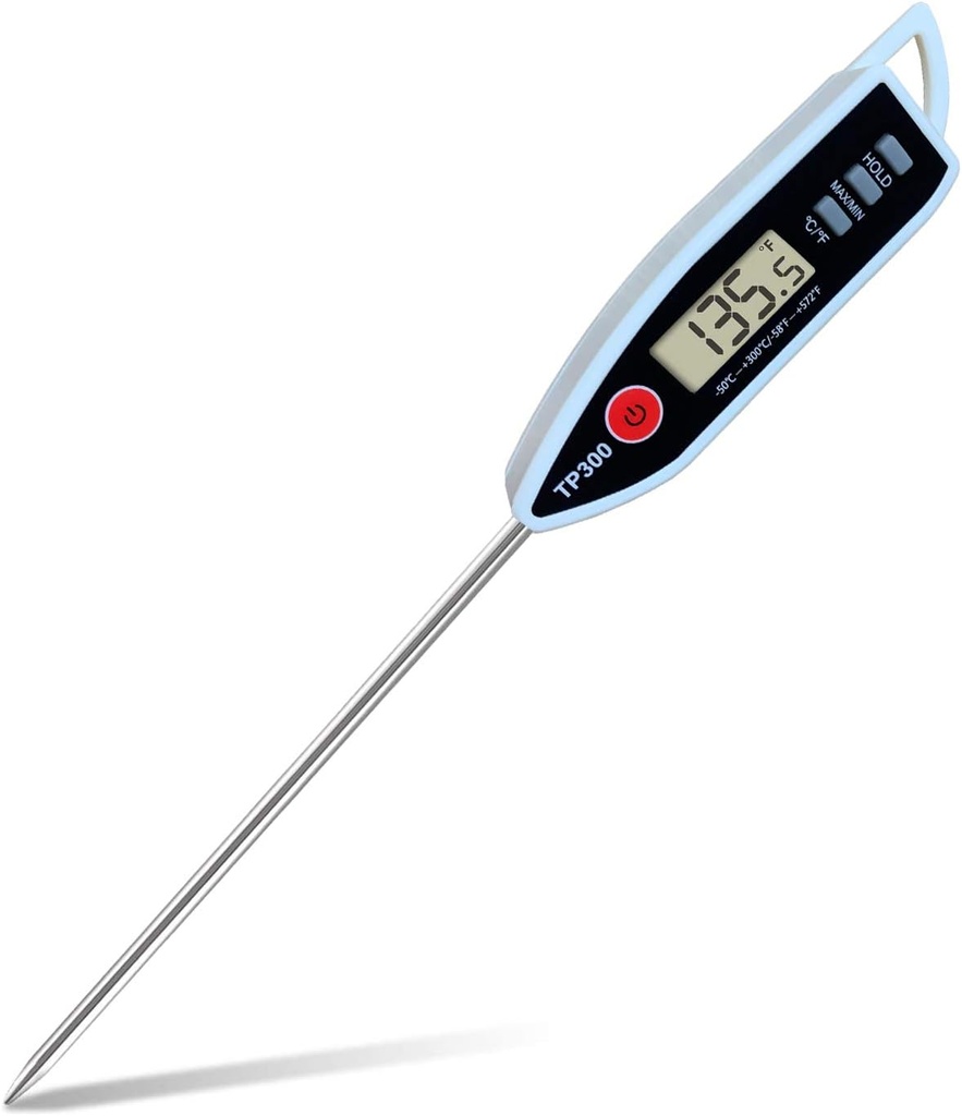 Digital Meat Food Thermometer for Candy Candle Milk BBQCooking Kitchen BBQ, Probe Instant Read Thermometer for Pork Deep Fry Roast Baking Temperature