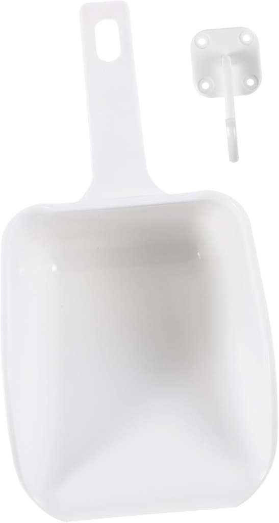 1set Ice Scoop Holder for Home Hotel Restaurant Ergonomic Remover Comfortable to Hold Plastic Versatile for Freezer Use for Beverages