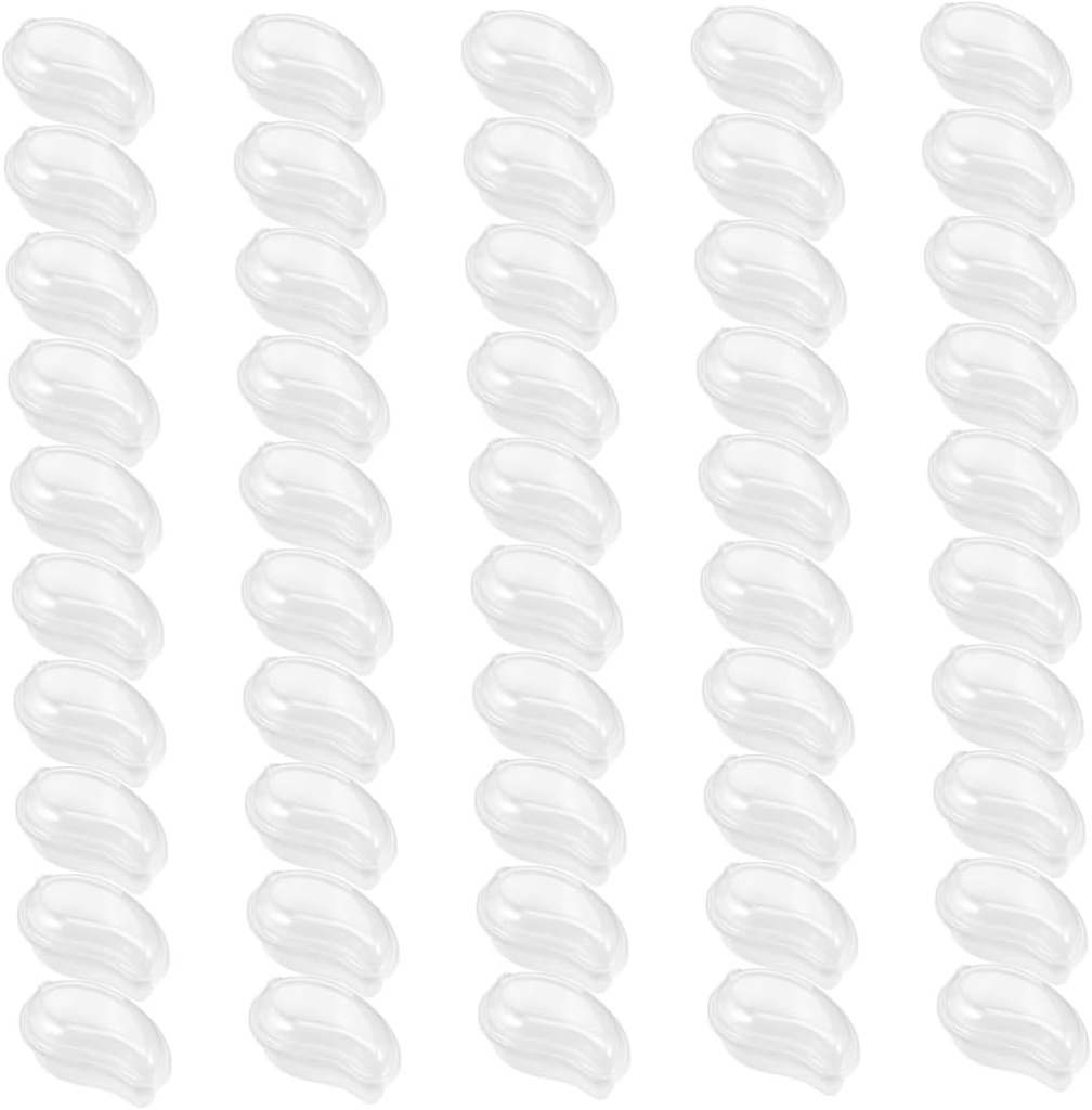 50pcs Transparent Fruit Storage Box Shaped Cake Packaging Case for Parties Weddings Birthdays and More for Cakes Muffins and Snacks