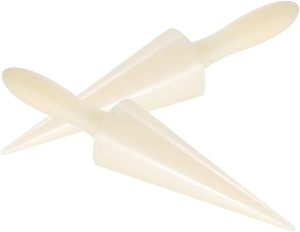 2Pcs Cone Roller Ice Cream Cone Mold Waffle Maker for DIY Desserts Food-Grade for Parties and Home Baking