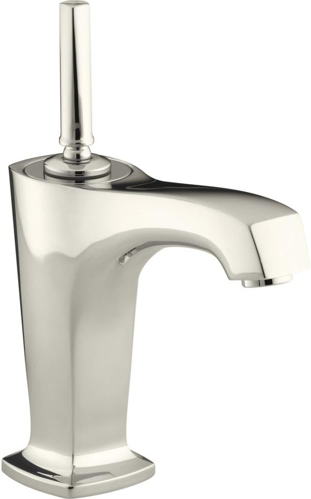 Kohler K-16230-4-SN 1-Handle Lever 1-Hole Bathroom Sink Faucet 1.5 GPM Nickel