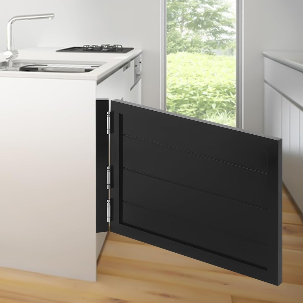 Swinging Door Solid Wood Saloon Door Interior Dutch Door Includes Spring Hinges for Kitchen Shop Entrance Partition Pub(35.4x23.6in)