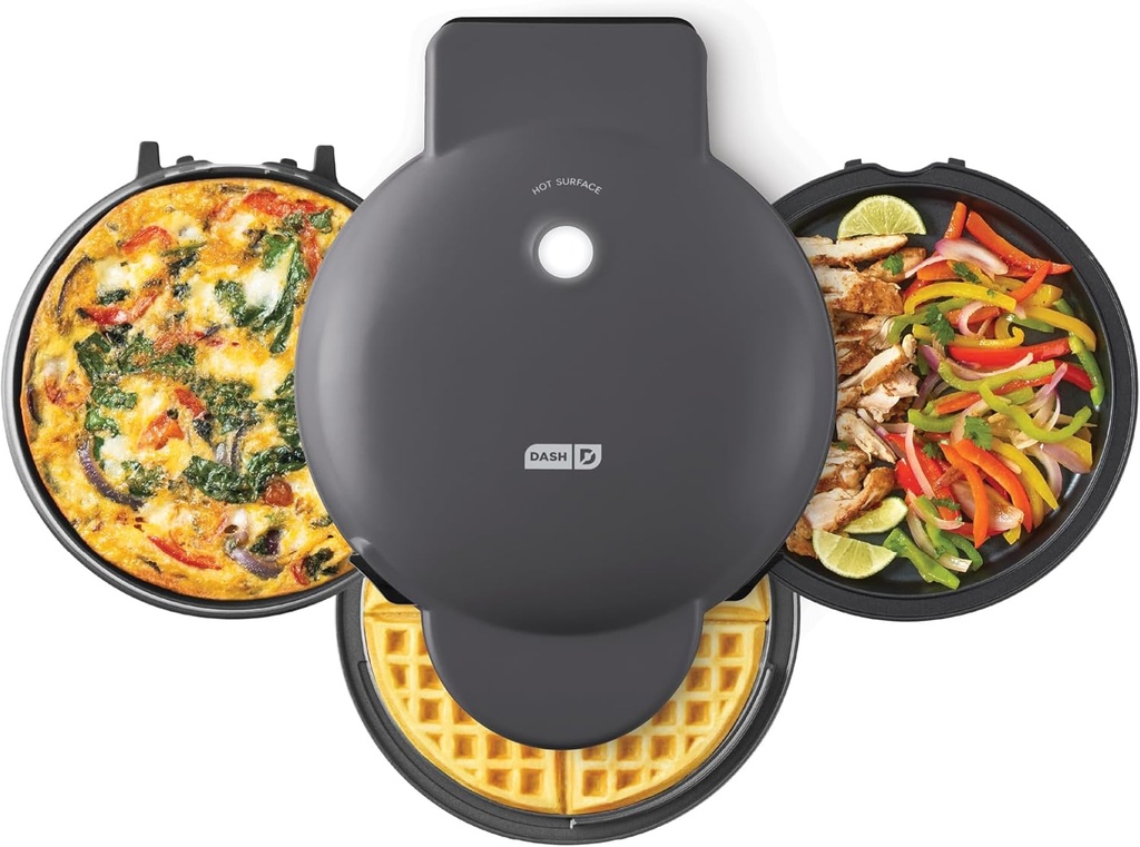 Dash MultiMaker Max Cooking System, 10" Waffle, Griddle, Deep Dish Plates