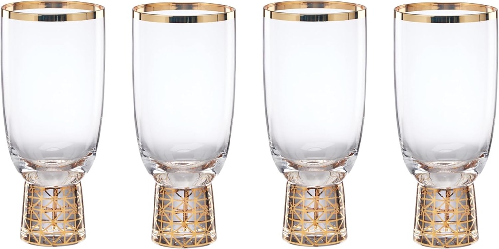 Lenox 897409 Tuscany Classics Gold Frost All-Purpose Glasses, Set of 4