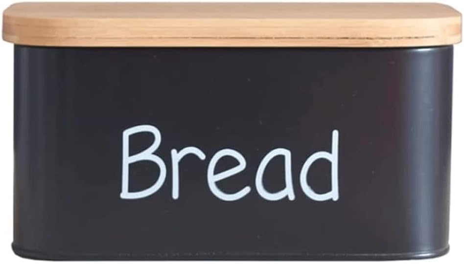 POCHY Fashion bread box Farmhouse Kitchen Counter Bread Box, Bread Bucket Space Saving Metal Container Bread Box For Kitchen Countertops exquisite