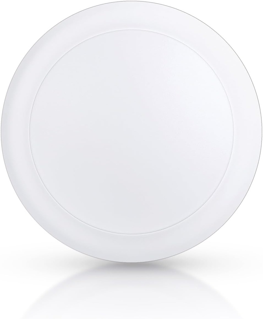 ECOELER 6 Inch LED Disk Lights, Dimmable Flush Mount Ceiling Downlights, 16.5W 1100Lm 5000K Daylight, Low Profile Recessed Ceiling Can Light for Hallways, Bathrooms, Garage, ETL Listed