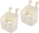 Happyyami Hanging Wall Basket Set 2 Pcs Kitchen Storage Basket Fine Craftsmanship