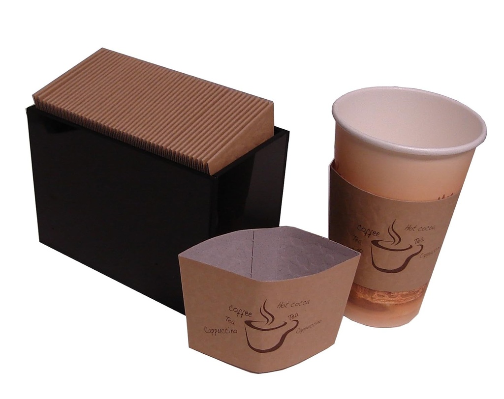 RCS Plastics Coffee Hot Cup Sleeve Dispenser (3013)