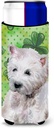 Caroline's Treasures Westie St Patrick's Decorative Hugger, Slim Can, Multicolor