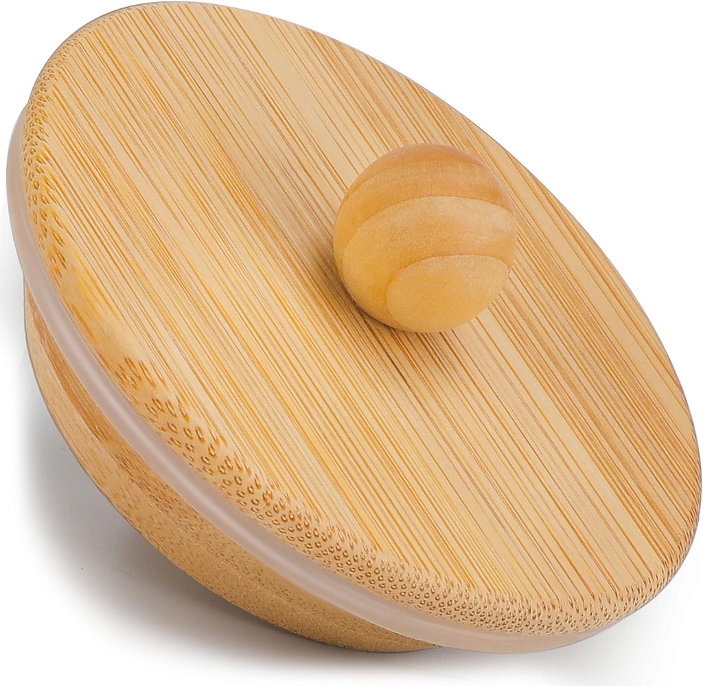 Bamboo Lid for Chemex Coffee Makers 3/6/8/10 Cup, Innovative Design, Made of Natural Bamboo
