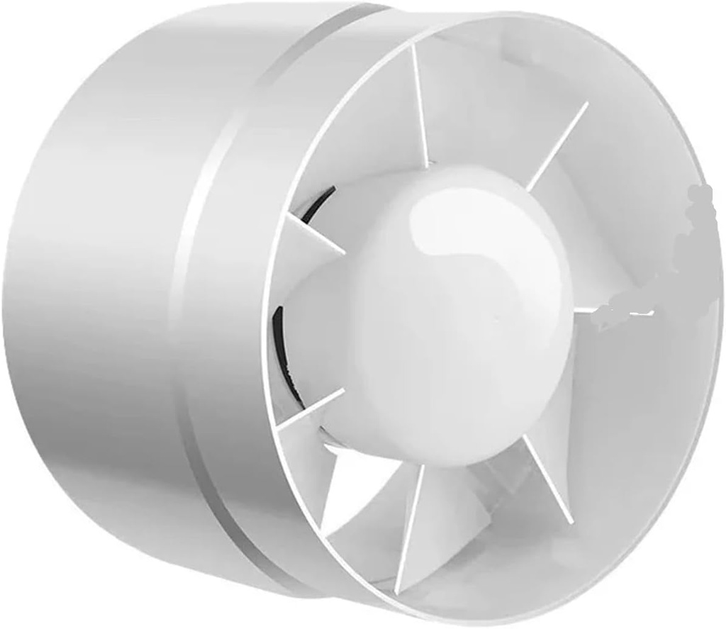 Ventilation Fan, 4/6 Inch Inline Duct Fan Air Ventilator Metal Pipe Ventilation Exhaust Mini Extractor Bathroom Toilet,Bathroom fan(4inch)