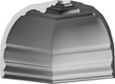 Endurathane Inside Corner Moulding, 7"P x 6 3/4"H (matches moulding MLD06X07X09FO), Factory Primed