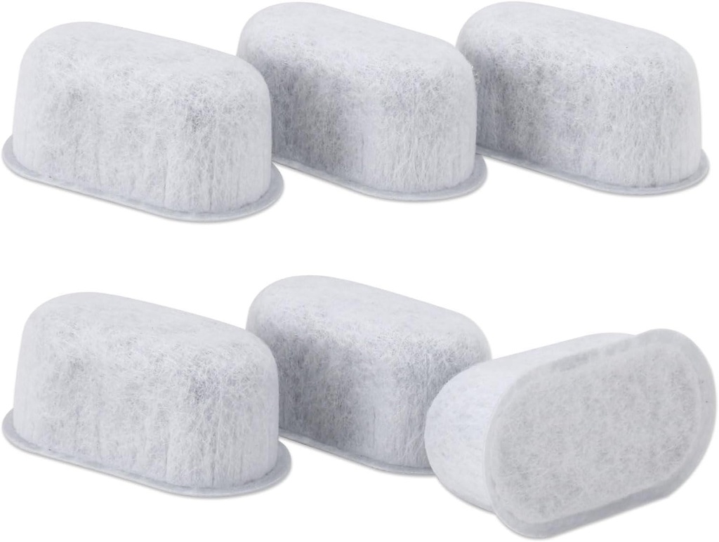 Coffee Maker Water Filter Replacement For GE Cafe Drip Coffee Maker UNIV1CFLTR6PK Carbon Coffee Filter G7CDABSSTSS, G7CDAASSTSS, C7CDAAS3PD3, C7CDAAS4PW3, 6 Pcs