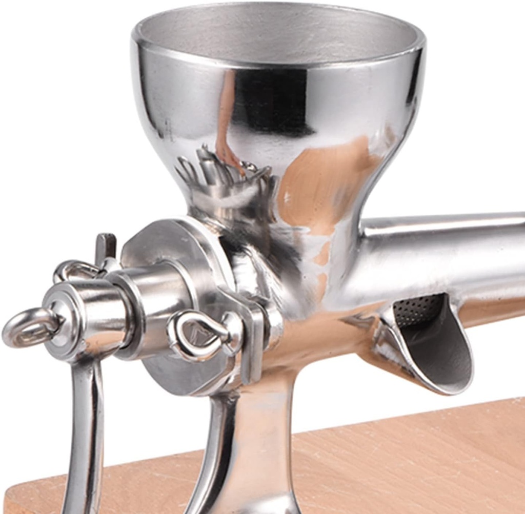 Wheat Grass Extractor Silver 304 Stainless Steel Easy Clean Household Multifunctional Juicer for Vegetable