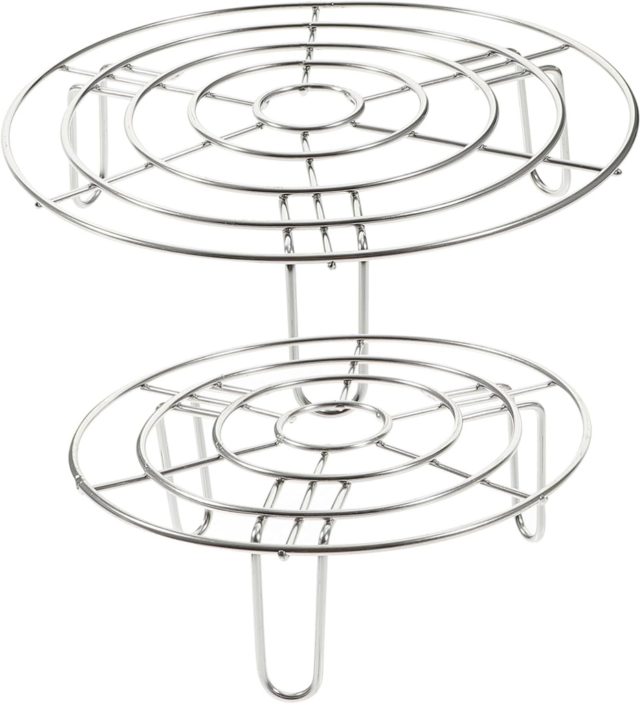 Zerodeko 304 Stainless Steel Rack Food Steam Rack Steaming Utensil Convenient Steaming Cooking