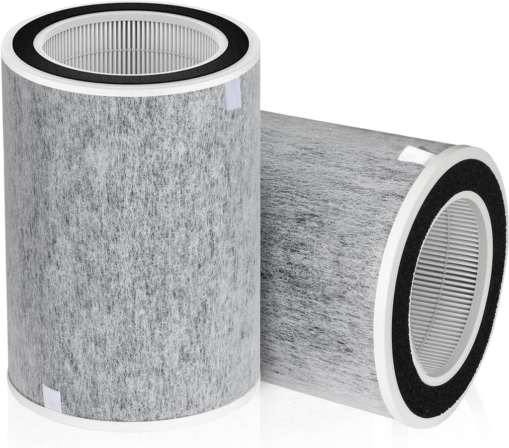 Compatible Shark hp202 Replacement Filter, HP200 HP201,2Pack,Shark Air Purifier Filter Replacement HC502 HC502 Air Purifier MAX HP232 HP302，Part # HE2FKBAS，HE2FKBASMB,HE2FKPRO，HE2FKPET