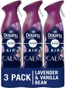 Febreze Air Mist Air Freshener Spray, Odor-Fighting Room Spray, Air Fresheners for Home and Bathroom and Kitchen, Aerosol Can, Downy Calm Scent, 8.8oz, 3 Count