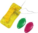 Automatic Needle Threader, with 2 Pcs Plastic Needle Threader Easy Needle Threader Tool Sewing Accessories