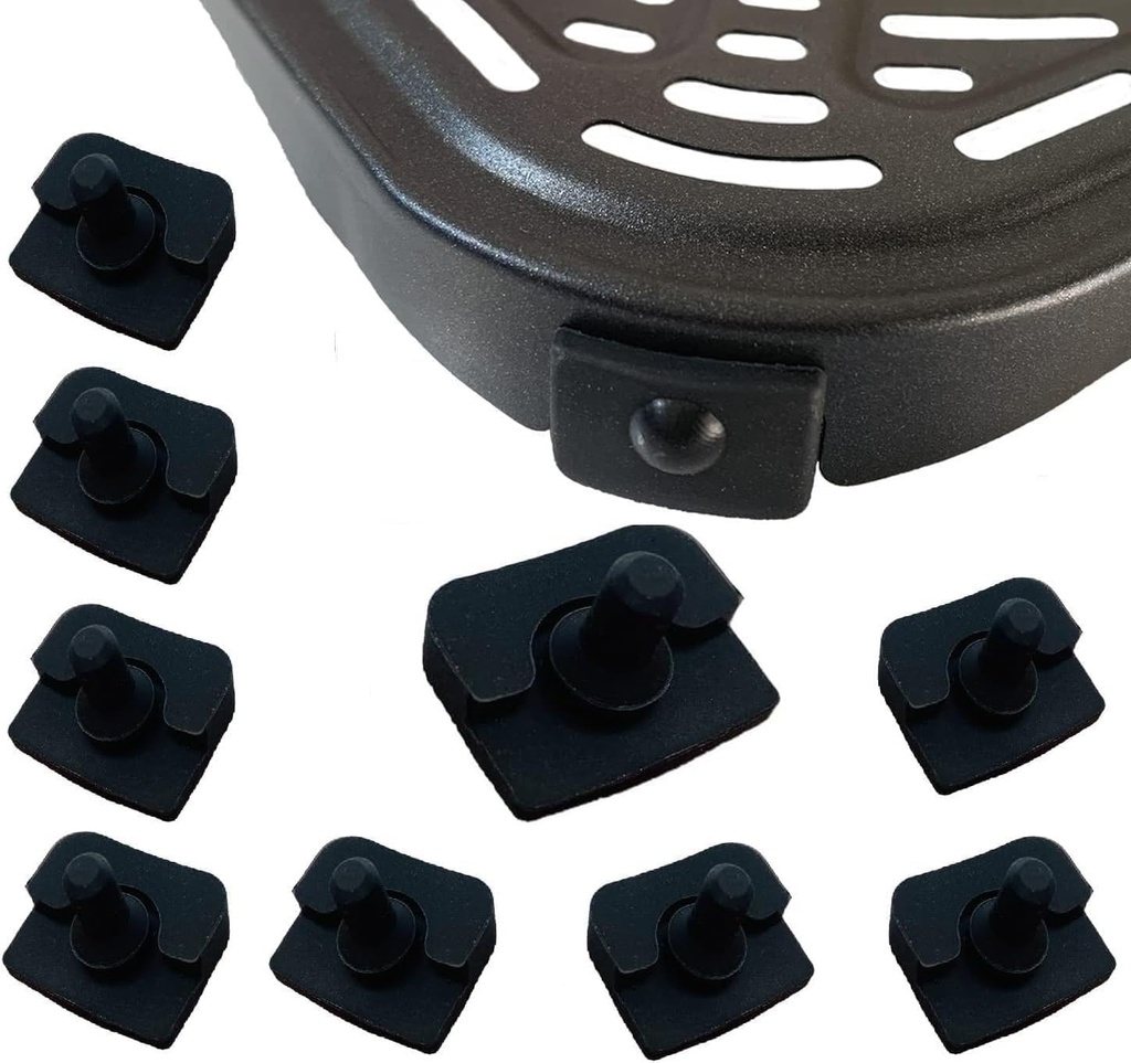 Air Fryer Silicone Rubber Feet for COSORI 6.8QT Air Fryers, Premium Rubber Bumpers Legs Pads Pieces Tips Stoppers Spacers Attachments for 6.8QT COSORI Air Fryer, High-temperature resistant