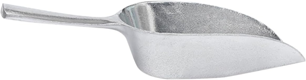 GLEAVI Reusable Aluminum Alloy Scoop Tool for Ice Cubes Rice and More Ergonomic Ice Shovel for Kitchen Bar and Restaurant Use and Easy to Clean