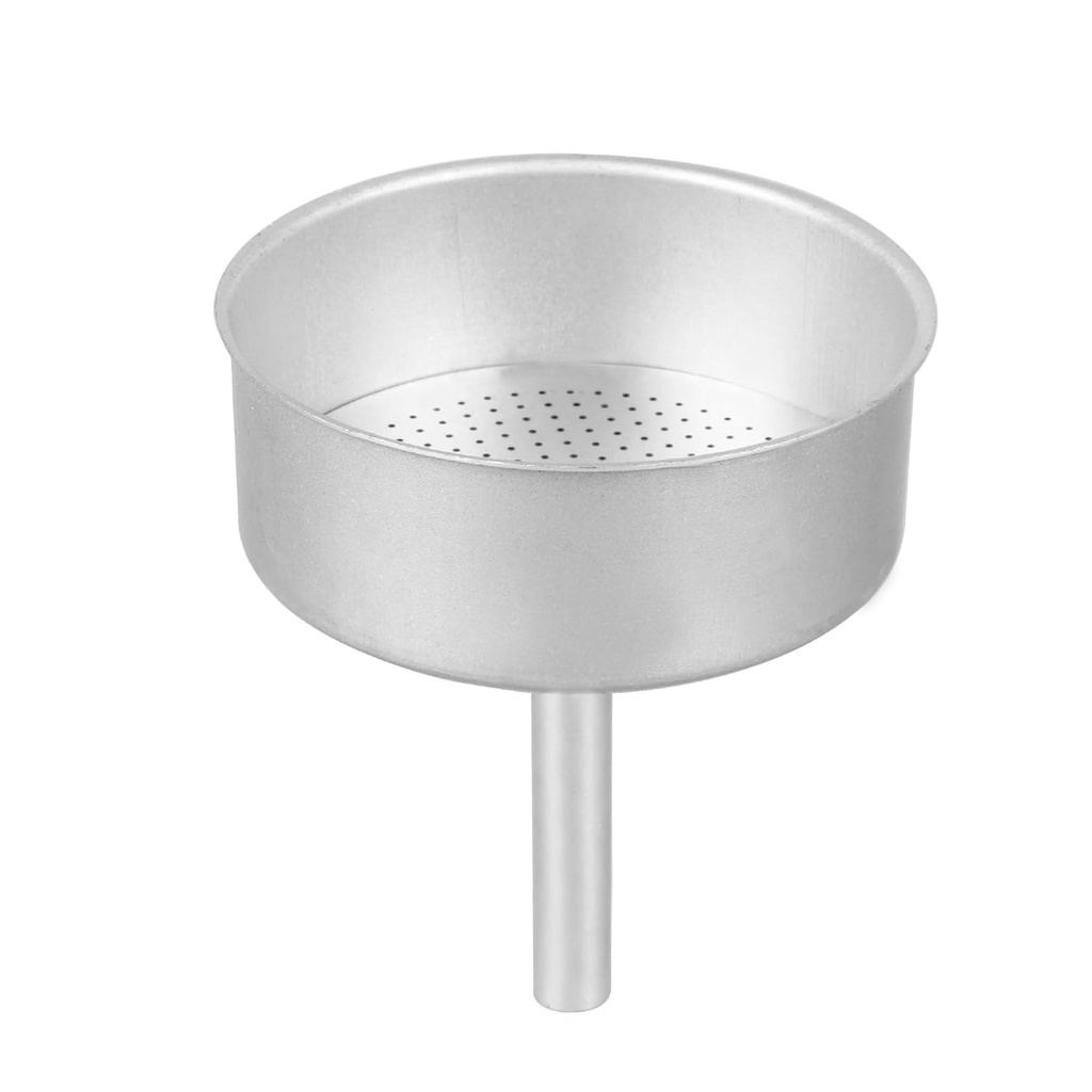 Aluminium Moka Pot Funnel Replacement - Fits 12-Cup Coffee Maker, Filter (1 Pcs)