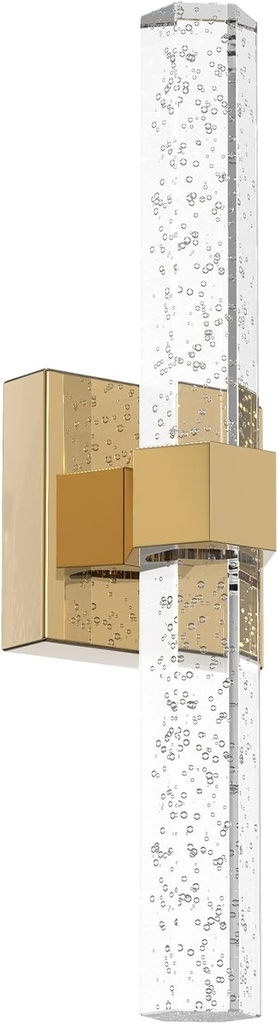 Aipsun Modern Gold Bathroom Vanity LED Light, 6000K