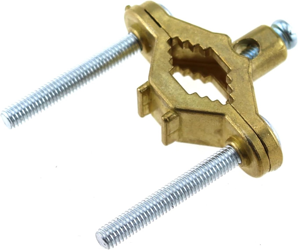 TAODAN Bolt Wire Clamps Copper Alloy Grounding Clip 1/2 to 1 Inch Connector Workholding Device Tool Electrical System Components