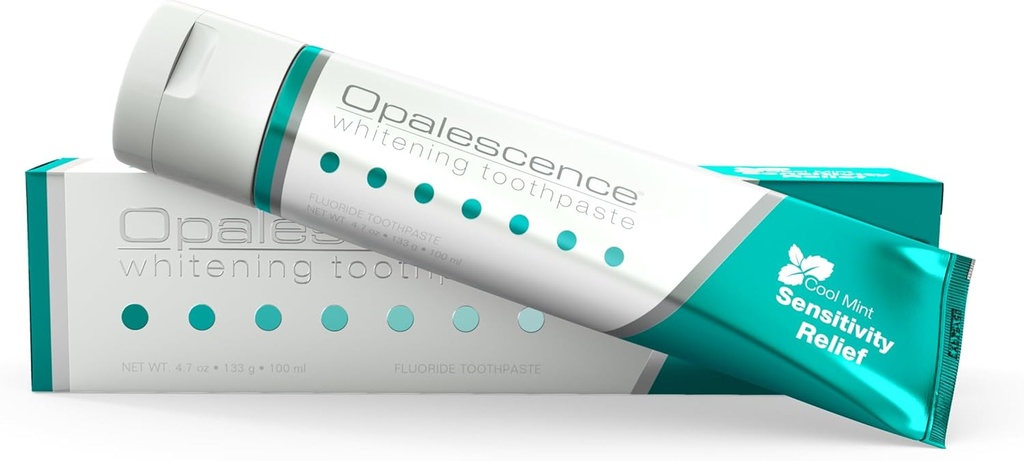 Opalescence Whitening Toothpaste for Sensitive Teeth (1 Pack) - Oral Care, Mint Flavor, Gluten Free - TP-5167-1