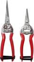 Florist Scissors, Potted Plants Bonsai Pruning Snip, Stainless Steel Serrated Blade, for Arranging Flowers, Trimming Plants and Harvesting Herbs, Vegetables, Fruits Picking Shears 2-Pack