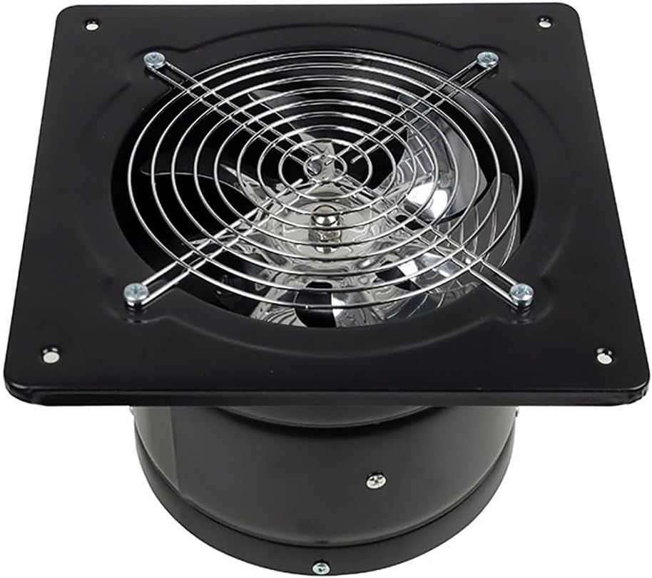 Metal Exhaust Fan,Wall Mounted Ventilation Extractor,Low Noise Fans with Check Valve for Kitchen,Bathroom,Smoking Room,Garage,Greenhouse,Attic,Farm, 7inch