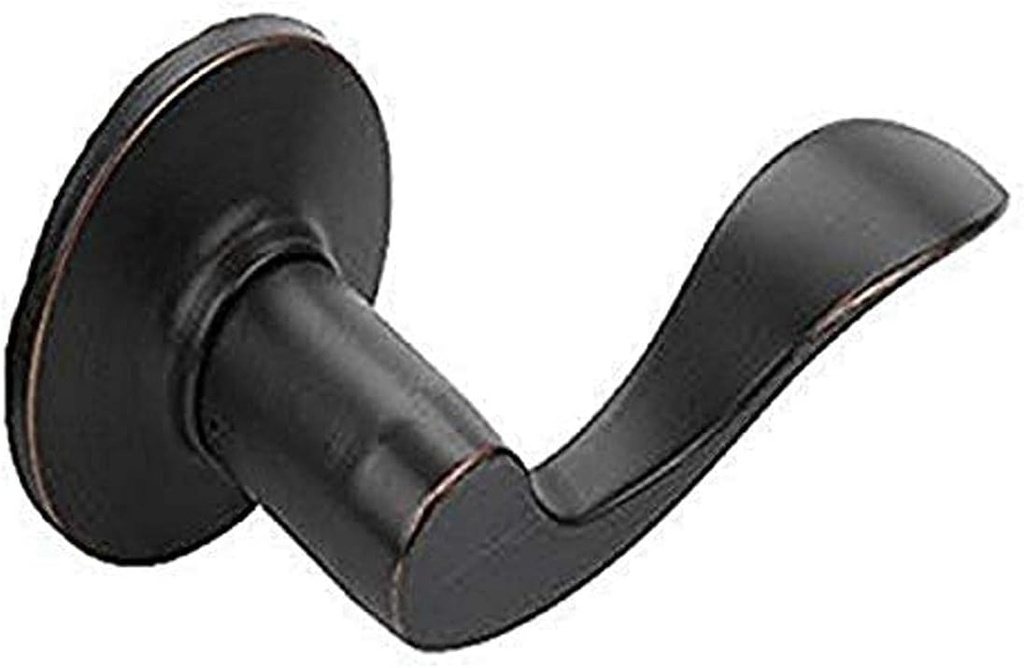 Dynasty Hardware HER-78-12P-RH Heritage Individual Dummy Lever, Aged Oil Rubbed Bronze, Right Hand