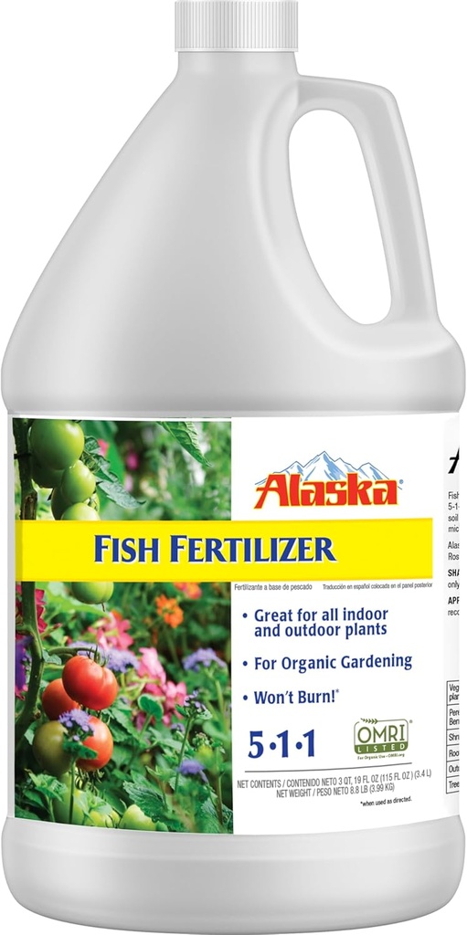 Alaska Fish Fertilizer OMRI Listed 5-1-1, 115 oz