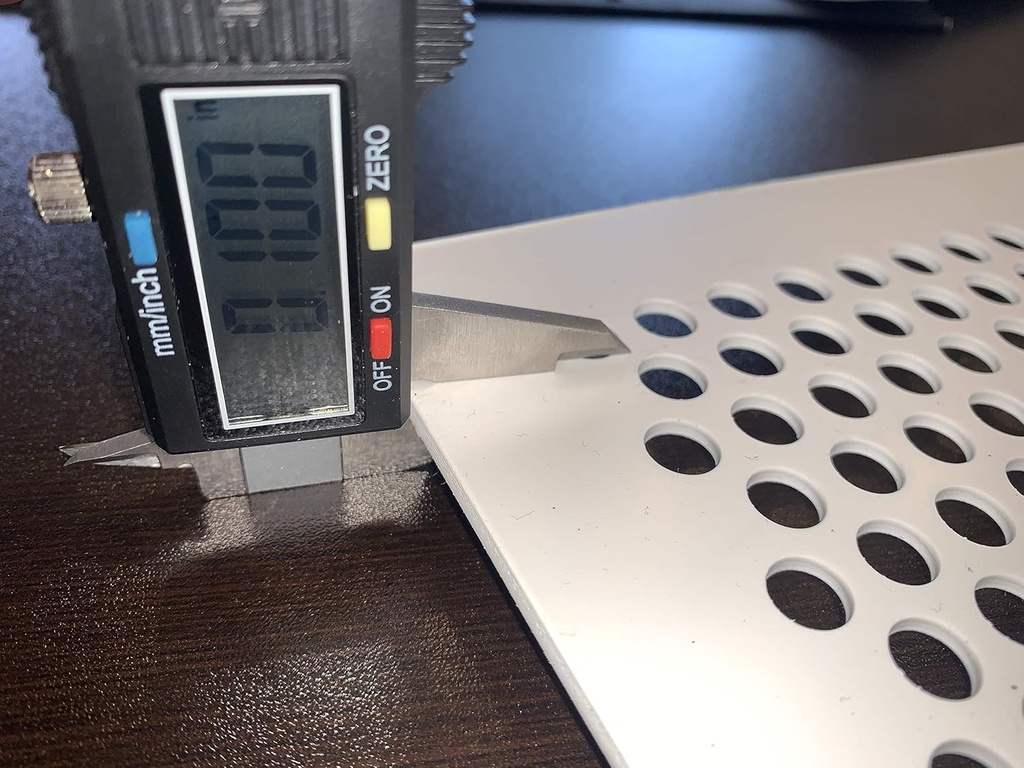 2'x2' WhitePlastic Perforated Tile with 1/4" holes (2)