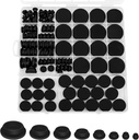 120P Rubber Plugs for Round Holes, Anglekai Seal Silicone Plugs Snap for Furniture Hole Protective Cover, Rubber Stoppers with Box (8 Sizes: 1" 3/4" 5/8" 1/2" 3/8" 5/16" 1/4" 1/5")