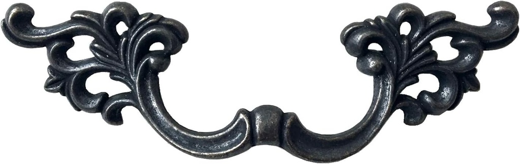 2 3/4" C-C Vintage Look Drawer Pull Dark Antique Bronze Cabinet Knob Handles Dresser Pulls Handle Kitchen Door Knob Hardware 2.75" 70 mm Centers (Drawer Pull- 2.75" (70 mm) Centers)